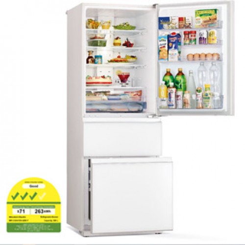 Mitsubishi Mr Cgx46en Gbr P Mr Cgx46en Gwh P 3 Door Refrigerator