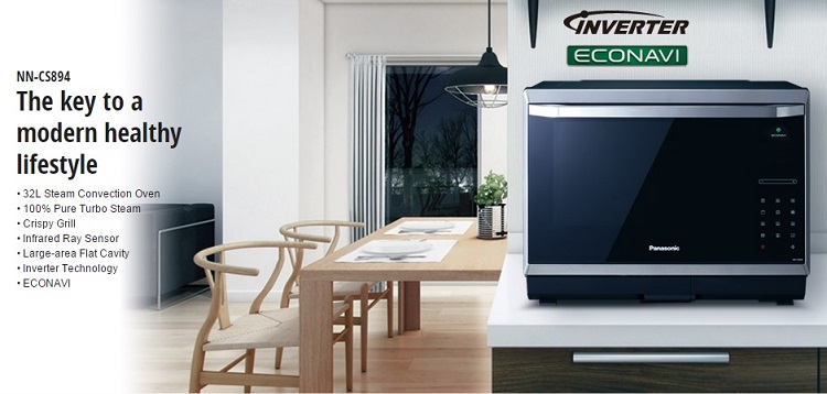 Panasonic Nn Cs894bypq Microwave Oven With Steam Combi
