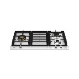 Bertazzoni P903LPRONE gas hob is finished in stainless steel 90cm