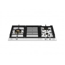 Bertazzoni P903LPROX gas hob is finished in stainless steel 90cm