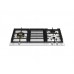 Bertazzoni P903LPROX gas hob is finished in stainless steel 90cm