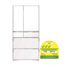 HITACHI R-WXC740KS-XW MULTIDOOR IOT FRIDGE(572L)Energy Efficiency CLASS 3)
