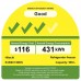 HITACHI R-WXC740KS-XW MULTIDOOR IOT FRIDGE(572L)Energy Efficiency CLASS 3)