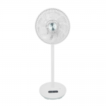 MISTRAL MHV912R-WH High Velocity Stand Fan with Remote Control(12")