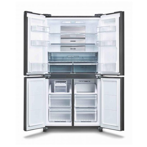 sharp four door refrigerator
