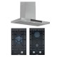 (Bundle) Bosch DWB98JQ50B Series 6 Cooker Hood + PRA3A6B70K Series 8 Gas Hob (PUB) + PRB3A6B70K Series 8 Gas Hob (PUB)