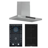 (Bundle) Bosch DWB98JQ50B Series 6 Cooker Hood + PRB3A6B70K Series 8 Gas Hob (PUB) + PIB375FB1E Series 6 Induction Hob 