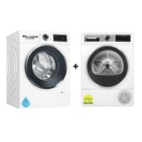 (Bundle) Bosch WGG234E0SG Series 6 Front Load Washing Machine (8kg) + WQG24570SG Series 6 Heat Pump Tumble Dryer (9kg)