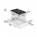 Brandt BPI1638KB 3 Zone Ultraboost Induction Hob (60cm)(30amp)