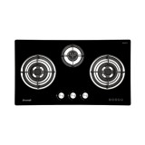 Brandt TG2283BBL (LPG)(Battery Ignition) 3 Burner Gas Hob (80cm)(Black)