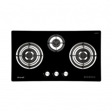 Brandt TG2283BBP (PUB)(Battery Ignition) 3 Burner Gas Hob (80cm)(Black)