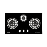 Brandt TG2283BEP (PUB)(Electric Ignition) 3 Burner Gas Hob (80cm)(Black)