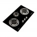 Brandt TG2283BEP (PUB)(Electric Ignition) 3 Burner Gas Hob (80cm)(Black)