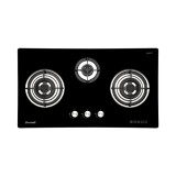 Brandt TG2293BBP (PUB)(Battery Ignition) 3 Burner Gas Hob (90cm)(Black)