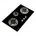 Brandt TG2293BBP (PUB)(Battery Ignition) 3 Burner Gas Hob (90cm)(Black)