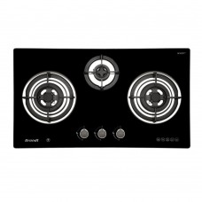 Brandt TG9905BBL (LPG)(Battery Ignition) 3 Burner Gas Hob (90cm)(Black)