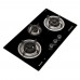 Brandt TG9905BBL (LPG)(Battery Ignition) 3 Burner Gas Hob (90cm)(Black)