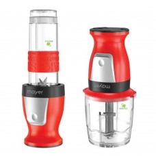 Mayer MMBC19RD Mini 2-in-1 Blender Plus Chopper (Red)