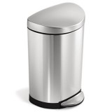 Simplehuman CW1833 Semi-Round Step Can (10L)