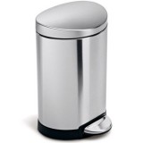 Simplehuman CW1834 Semi-Round Step Can (6L)