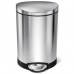 Simplehuman CW1834 Semi-Round Step Can (6L)