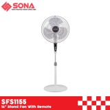 Sona SFS 1155 16" Stand Fan With Remote 